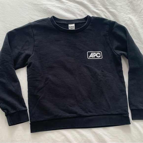 A.P.C. U.S. black Odette Sweatshirt ssence - Picture 2 of 7